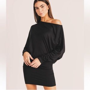 Yana K | Girls Night Out Casual Comfortable Sam Mini Dress Black | One Size